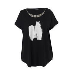 Edita T-shirt fra Gozzip black - Sort med hvid