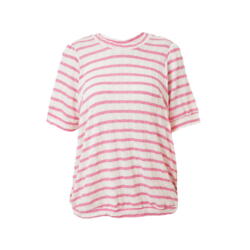 Dorette bluse fra Studio i hvid og pink