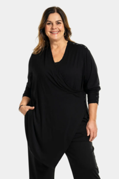 Gelika bluse fra Gozzip i sort