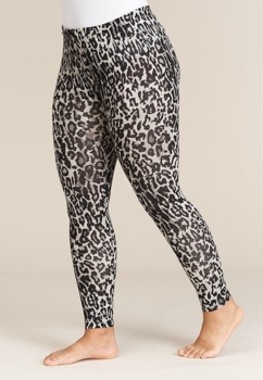 Amsterdam leoprintet leggings fra Sandgaard -Gråprintet