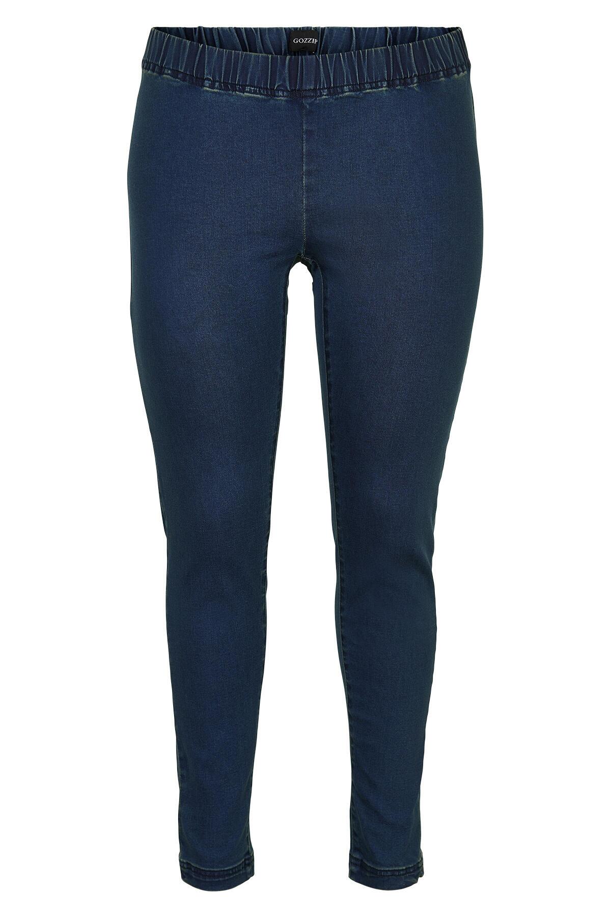 Maya Denim leggins fra Gozzip - mørk denimblå