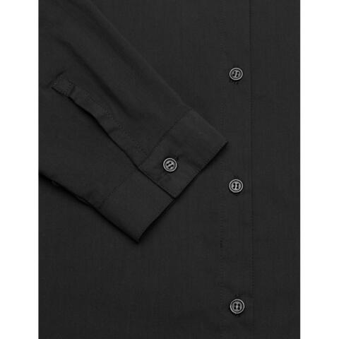 Klassisk flot sort lang skjorte fra Sandgaard