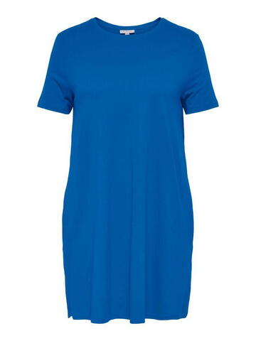 Løssiddende kjole - strong blue  - Carapril