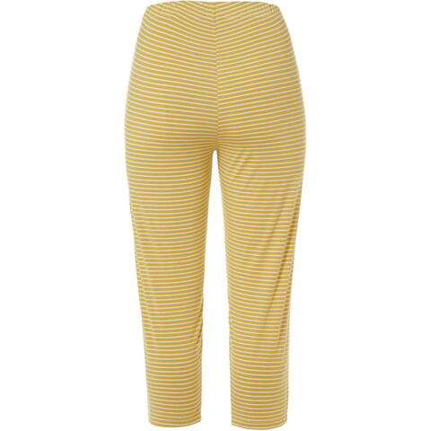 Merete 7/8 leggins fra Gozzip - Gul og hvid