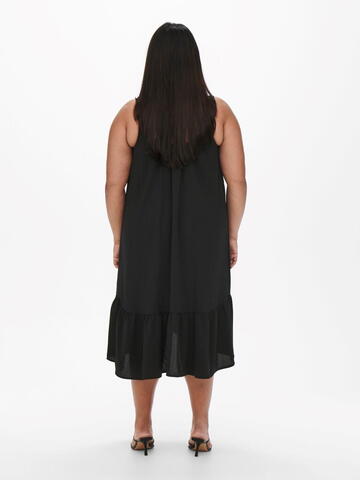 Strop kjole fra Only Carmakoma - Sort