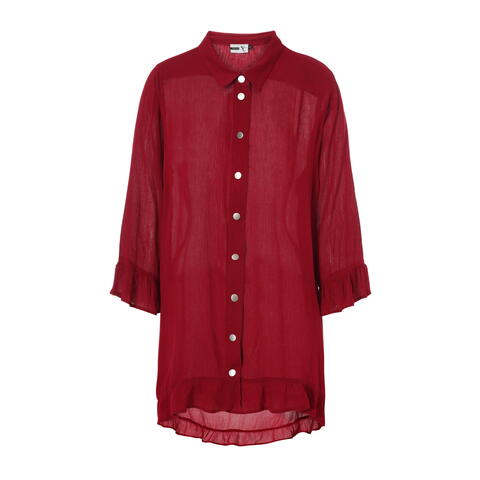 Silja skjorte-tunika fra Studio - Rød