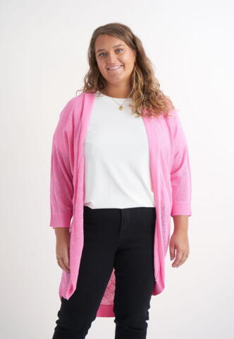 Britta cardigan fra Adia - Rose bloom