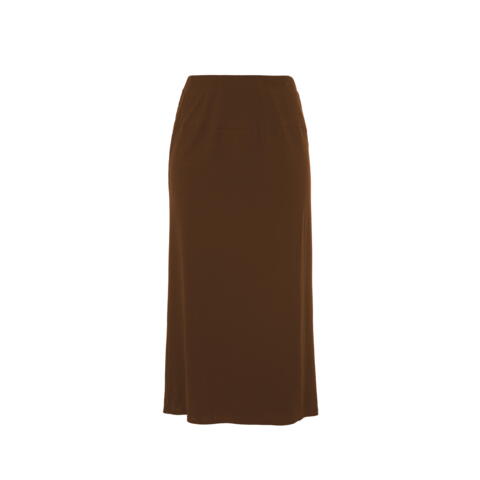 Fanni rib nederdel fra Studio i brun