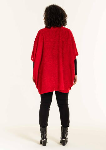 Sibina oversize bluse fra Studio - Rød