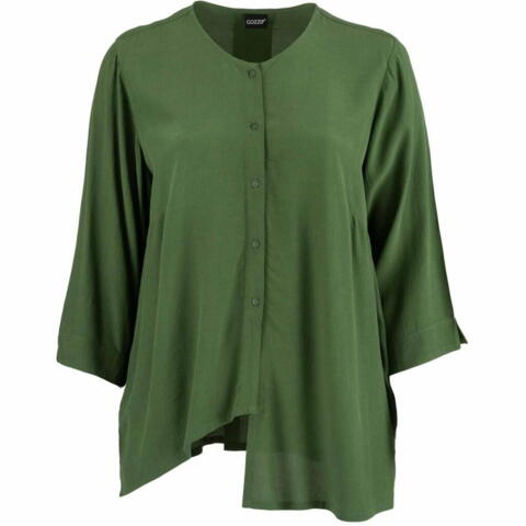 Gdistelle bluse i flot grøn fra Gozzip