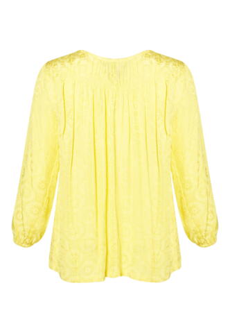 Erika bluse fra Adia Fashion i flot gul