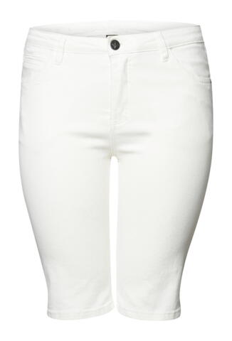 Milan denim shorts fra Adia fashion - Hvid