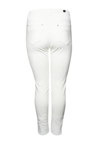 Milan denim bukser fra Adia fashion  - Hvid -  benlængde 76 cm