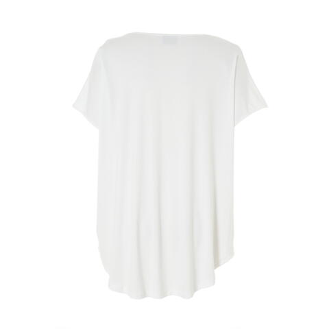 Gitte T-shirt  fra Gozzip i hvid med print