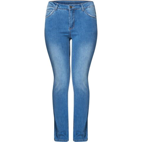 Monaco jeans fra Adia fashion  - Lys blå - Benlængde 82
