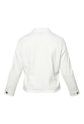 Como denim jakke fra Adia fashion i hvid