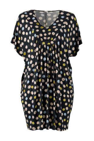 Belina kjole fra Gozzip - Sort med dots