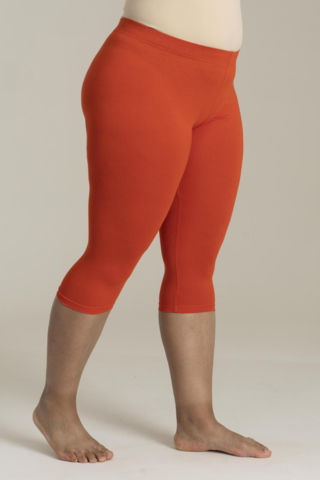 Amsterdam 3/4 jersey leggings fra Sandgaard - Orange