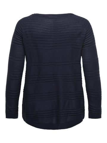 Carnewplain sweater fra Only Carmakoma - Night sky