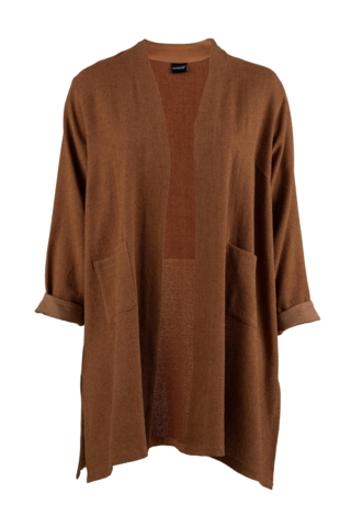 France lang cardigan fra Gozzip - Cognac