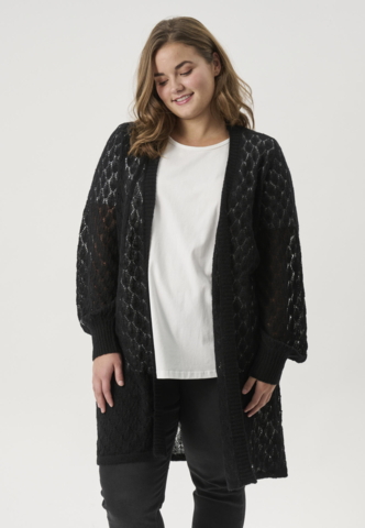 Ritt cardigan fra Adia Fashion i sort