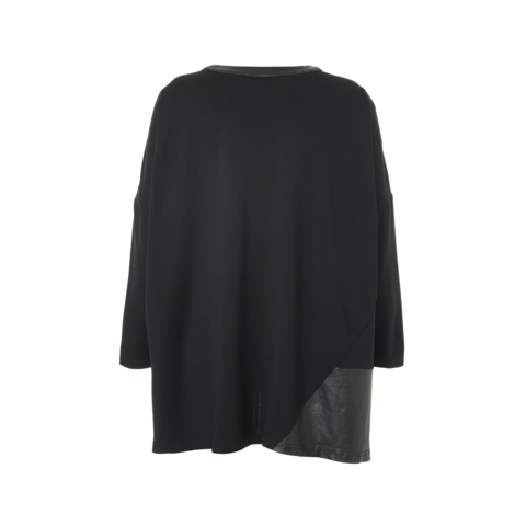 Irena oversize bluse fra gozzip Black