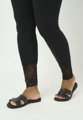 Iris leggings med blonde fra Pont Neuf i sort