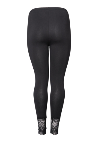 Iris leggings med blonde fra Pont Neuf i sort