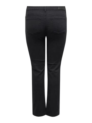 Carhiris jeans med pushup-effekt fra Only Carmakoma - Sort