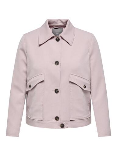 Carcathy kort jakke fra Only Carmakoma - Violet ice