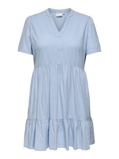 Cartiri-caro kjole fra Only Carmakoma - Cashmere blue