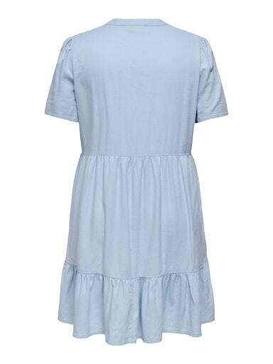 Cartiri-caro kjole fra Only Carmakoma - Cashmere blue