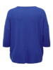 Bluse med 3/4 ærmer - Cobolt blå