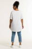 Silke t-shirt bluse fra Studio - Hvid