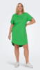 Carmay t-shirt kjole fra Only Carmakoma - Kelly green