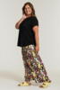 Elly bukser fra Gozzip i skønt farverigt print