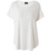 Gitte t-shirt i hvid fra Gozzip med G i hvide similiesten foran
