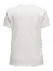 Cartropic T-shirt fra Only Carmakoma - Hvid