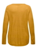 Carnewplain sweater fra Only Carmakoma - Golden spice