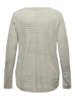 Carnewplain sweater fra Only Carmakoma - Pumice stone