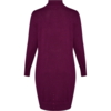 Azar strikkjole fra Adia fashion i aubergine