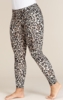 Amsterdam leoprintet leggings fra Sandgaard - Brunprintet