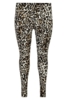 Amsterdam leoprintet leggings fra Sandgaard - Brunprintet