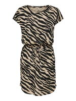 Kjole med bindebånd  - Zebra