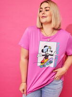 T-shirt med Mickey Mouse print - Carmickey