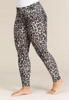 Amsterdam leoprintet leggings fra Sandgaard -Gråprintet